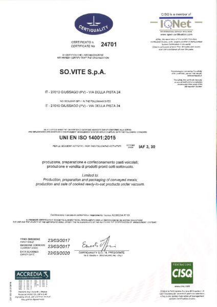 UNI EN ISO 14001-2015