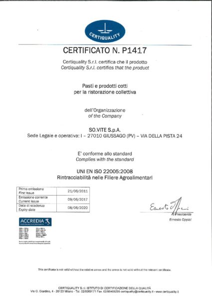 UNI EN ISO 22005 - 2008